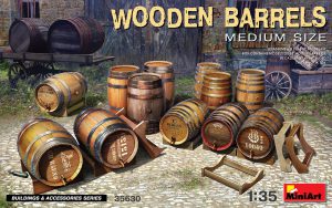 MiniArt 35630 Wooden Barrels Medium 1:35