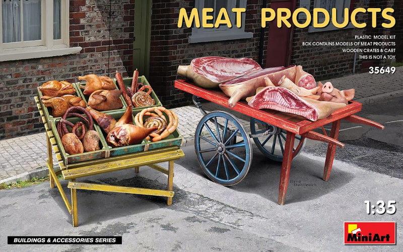 MiniArt 35649 Meat Products w/carts 1:35