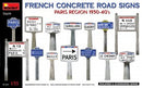 Mini Art Model 35659 French Concrete Road Signs Paris 1:35