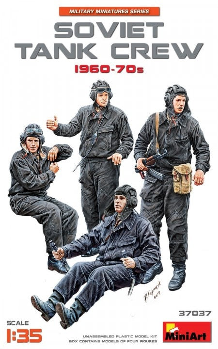 MiniArt 37037 Soviet Tank Crew 1960-70s (4) 1:35