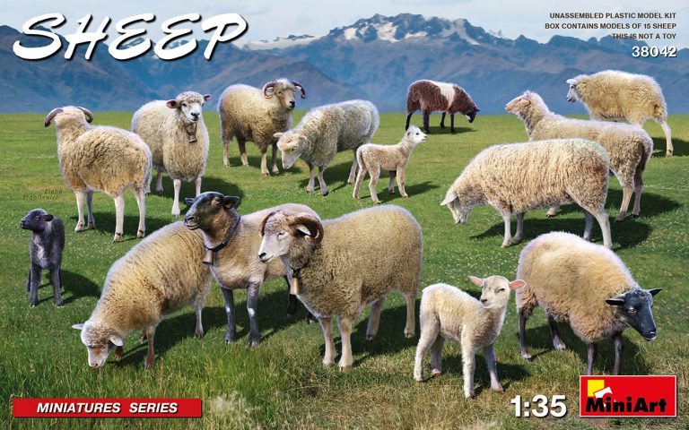 MiniArt 38042 Sheep 15pk 1:35