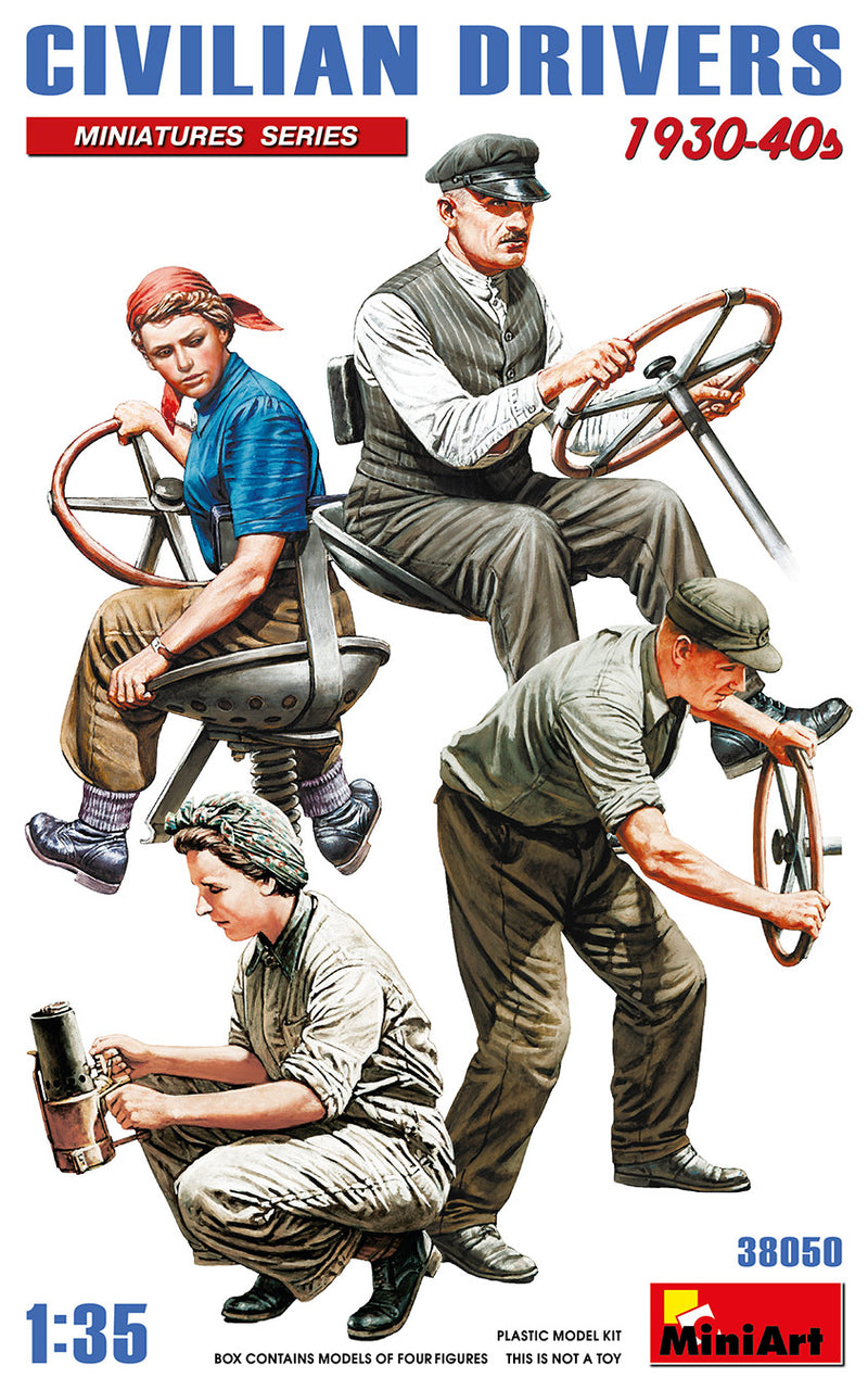 MiniArt 38050 Civilian Drivers 1930-40s 1:35