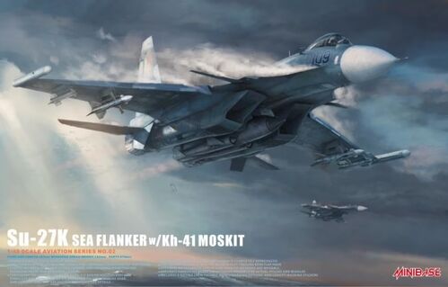 MiniBase 8002 Russian SU-27K Sea Flanker w/kh41 1:48