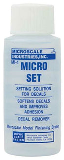Microscale MI-1 Micro Set Decal Setting Solution, 1oz 29.6mL