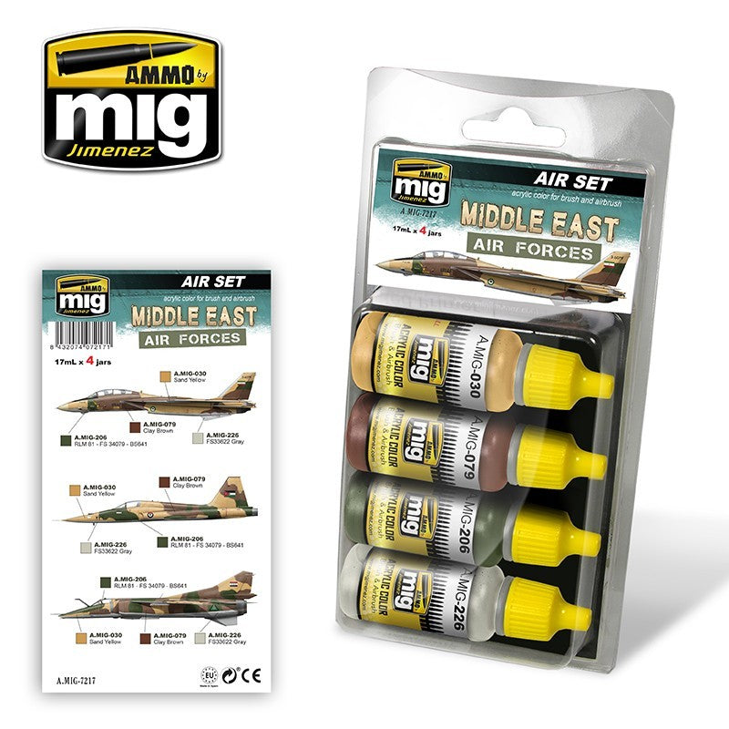 Ammo Mig 7217 MIDDLE EAST AIRFORCE SET