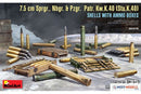 MiniArt 35375 7.5cm Shells w/ammo boxes SPRGR 1:35