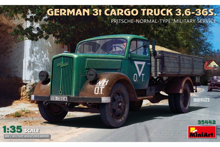 MiniArt 35442 Opel Blitz 3t German Cargo Truck 1:35