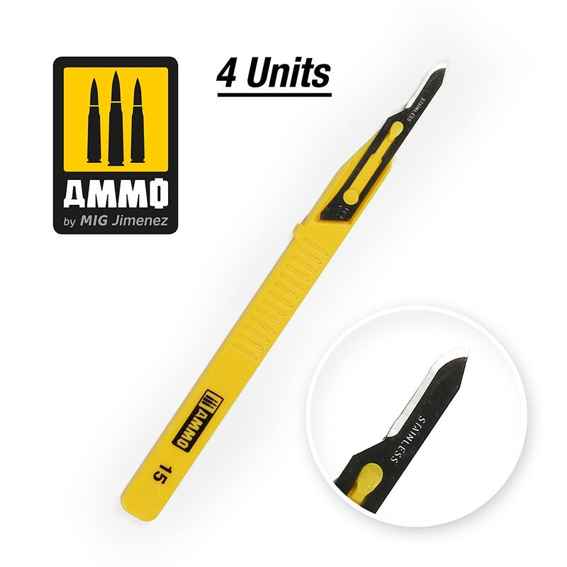 Ammo Mig 8689 MINI BLADE CURVED