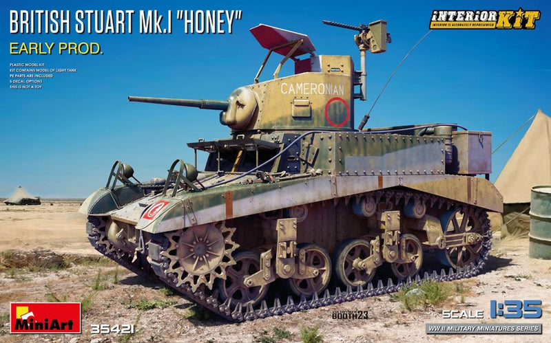 MiniArt 35421 British Mk1 Stuart (Early) w/Interior 1:35