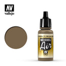 Vallejo Acrylic Paints 71136 Model Air Airbrush Paint, IJA Earth Brown (17ml)