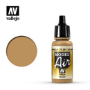 Vallejo Acrylic Paints 71291 Model Air Airbrush Paint, US Earth Yellow (17ml)