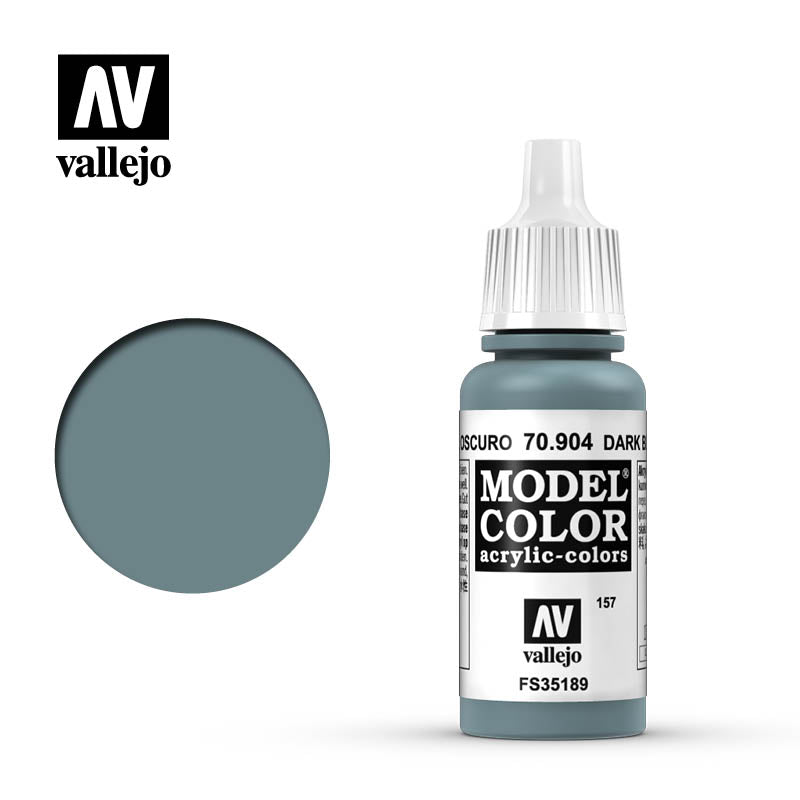 Vallejo Acrylic Paints 70904 Dark Blue Grey (6 PACK)