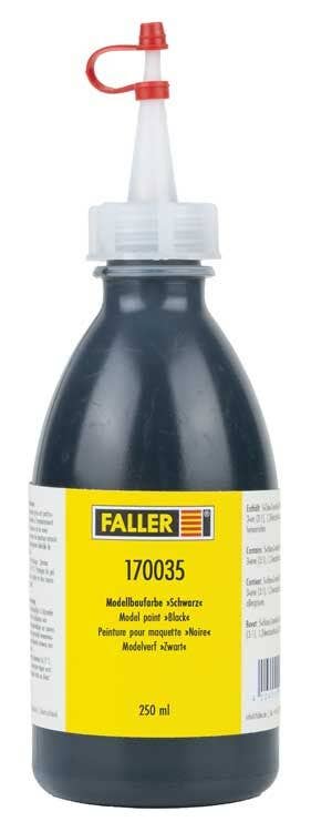 PREORDER Faller 170035 Model Building Paint, Black (8.5oz 250ml)