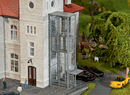 Faller HO 180609 Modern Elevators Kit, 1 Each Tall (For Structures) & Short (Top of Underground Shaft)