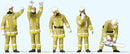 Preiser HO 10772 Modern Firemen Technical Support Team, Beige Uniforms (5)