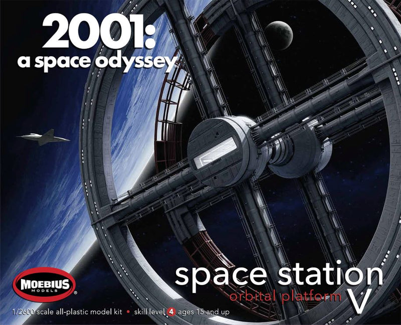 Moebius Model 2001-6 2001 Space Station V 1:2600