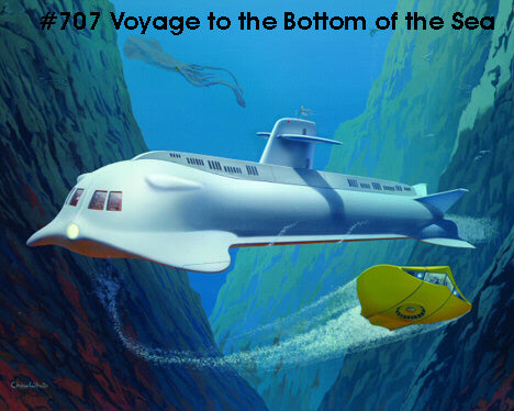 Moebius Models 707 Seaview Submarine Vtbs 1:128