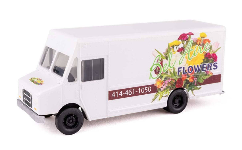 PREORDER Walthers Scenemaster HO 949-12115 Morgan Olson Route Star Van, Bel Aire Flowers