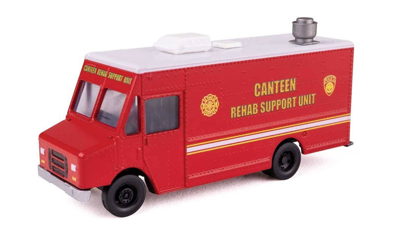 PREORDER Walthers Scenemaster HO 949-12116 Morgan Olson Route Star Van, Fire Dept Canteen