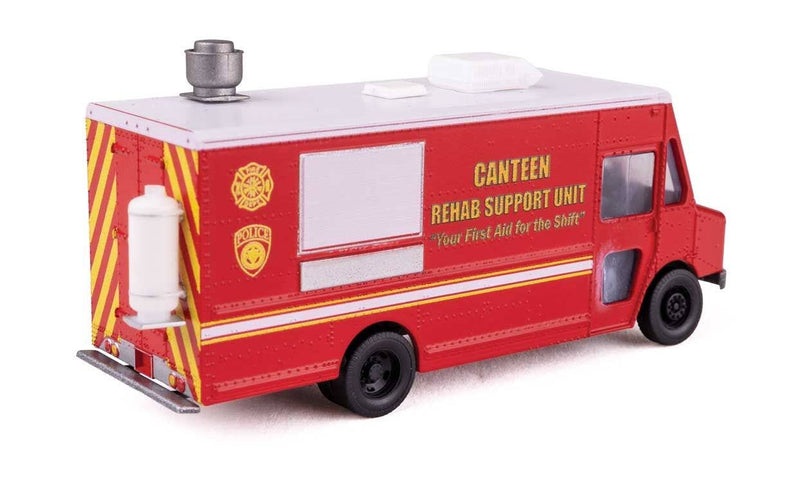 PREORDER Walthers Scenemaster HO 949-12116 Morgan Olson Route Star Van, Fire Dept Canteen