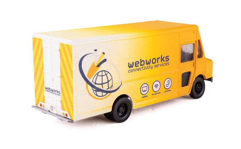 PREORDER Walthers Scenemaster HO 949-12119 Morgan Olson Route Star Van, Cable Internet Service