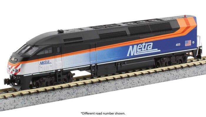 Kato N 1766124DCC Motive Power Industries MP36PH Locomotive, Metra