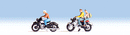 Noch TT 45904 Motorcyclists & Motorbikers (5-Pack)