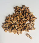 Model Shipways 311 7mm Double Blocks Walnut 7mm 30pcs