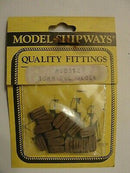 Model Shipways 312 Double Blocks Walnut 10mm