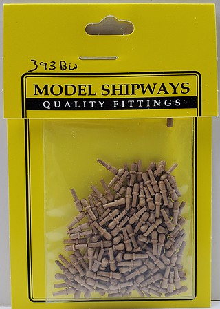 Model Shipways 393BW 10mm Belaying Pins Walnut Bulk 150pk