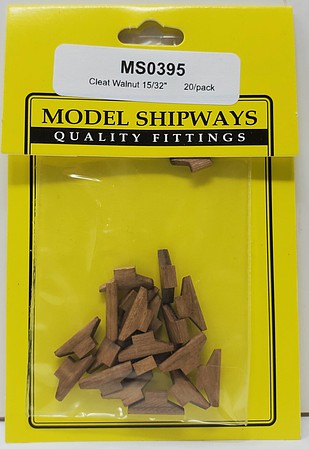 Model Shipways 395 12mm Cleats Walnut 20pk