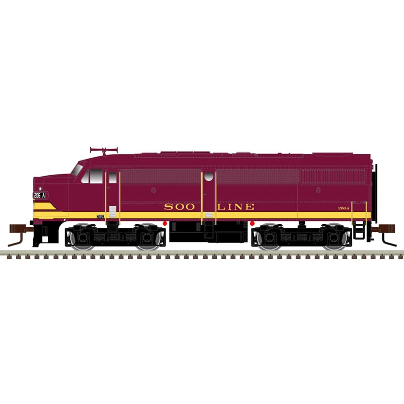PREORDER Atlas Master Line N 40005105 Gold Series Alco FA1 Large Numberboards, Soo Line