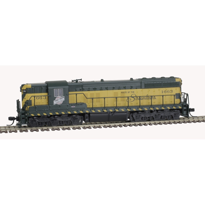 Atlas 40005303 N SD-7 Silver Chicago & North Western 1664 (Yellow/Green)