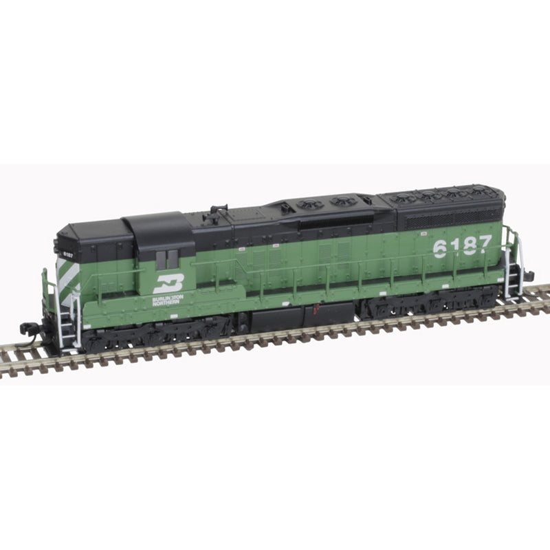 PREORDER Atlas 40005315 N SD-9 Silver Burlington Northern 6198 (Green/Black)