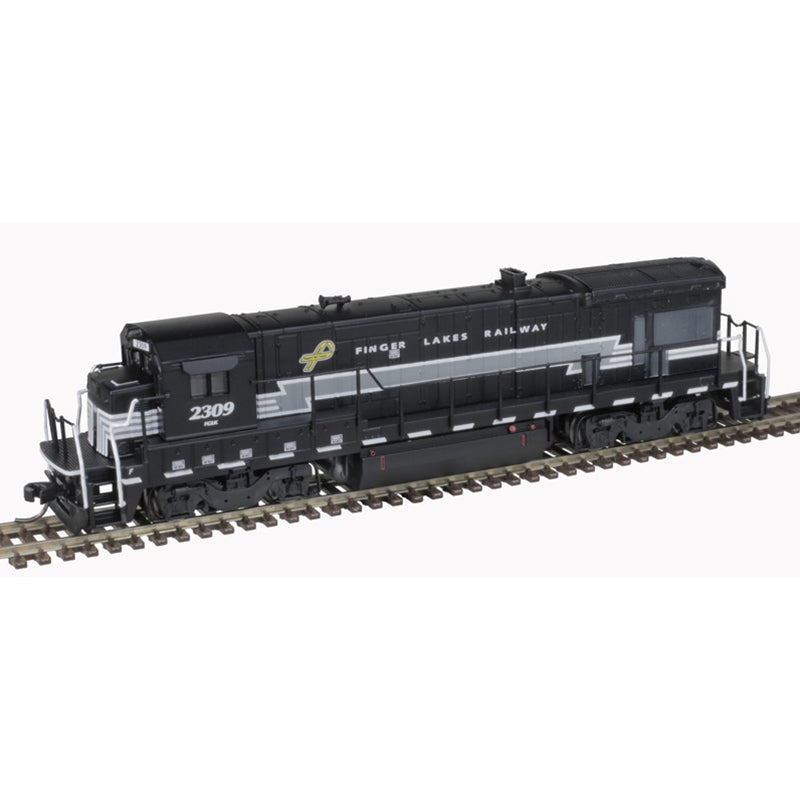Atlas N 40005455 GE B23-7 Low Nose, No Nose Headlight, Anticlimber, Ditch Lights LokSound a Finger Lakes Railway