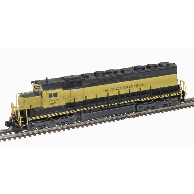 Atlas 40005571 EMD SD45 Low Nose - Standard DC - Master(R) Silver -- New York, Susquehanna & Western