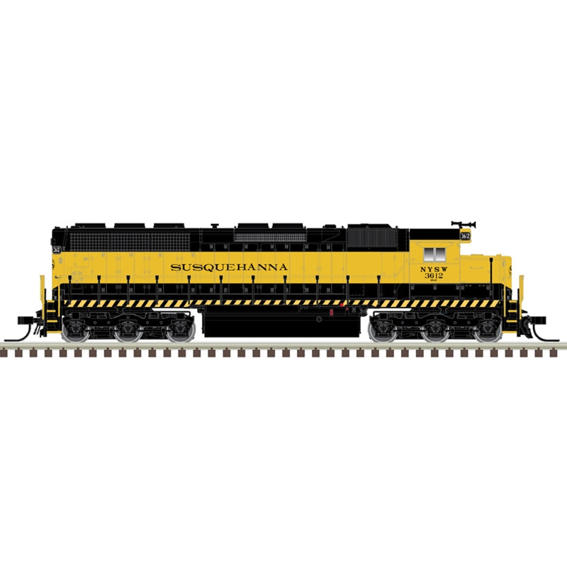 Atlas 40005572 EMD SD45 Low Nose - Standard DC - Master(R) Silver -- New York, Susquehanna & Western