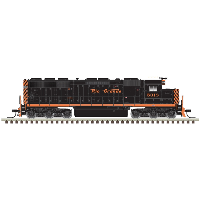 Atlas 40005575 EMD SD45 Low Nose - Standard DC - Master(R) Silver -- Denver & Rio Grande Western