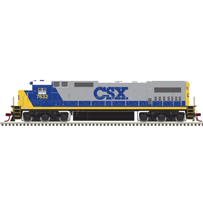 PREORDER Atlas 40005644 GE Dash 8-40C - Front Ditch Lights - Standard DC - Master(R) -- CSX white Roof