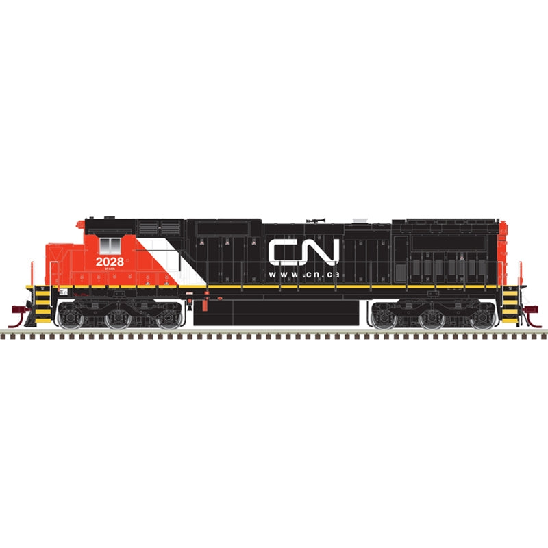 PREORDER Atlas 40005675 GE Dash 8-40C - Front & Rear Ditch Lights - LokSound & DCC - Master(R) -- Canadian National