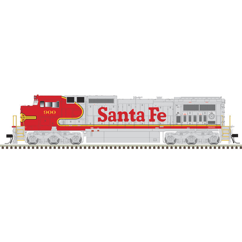 PREORDER Atlas 10004495 HO GE Dash 8-40CW - Standard DC - Master(R) Silver -- Santa Fe