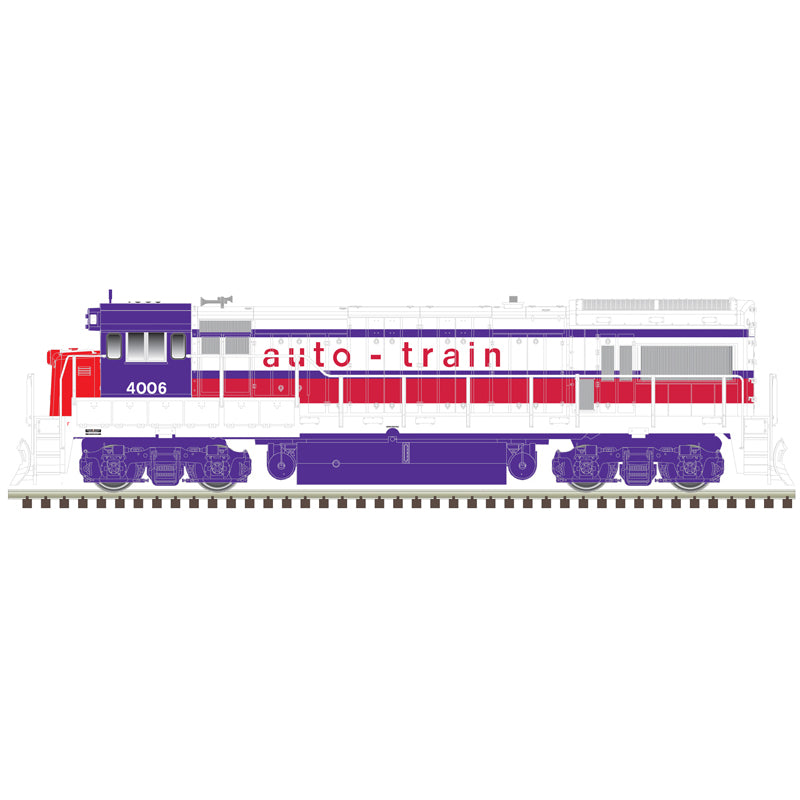 PREORDER Atlas 40005934 N GE U33/36B - Sound and DCC - Master(R) Gold -- Auto Train