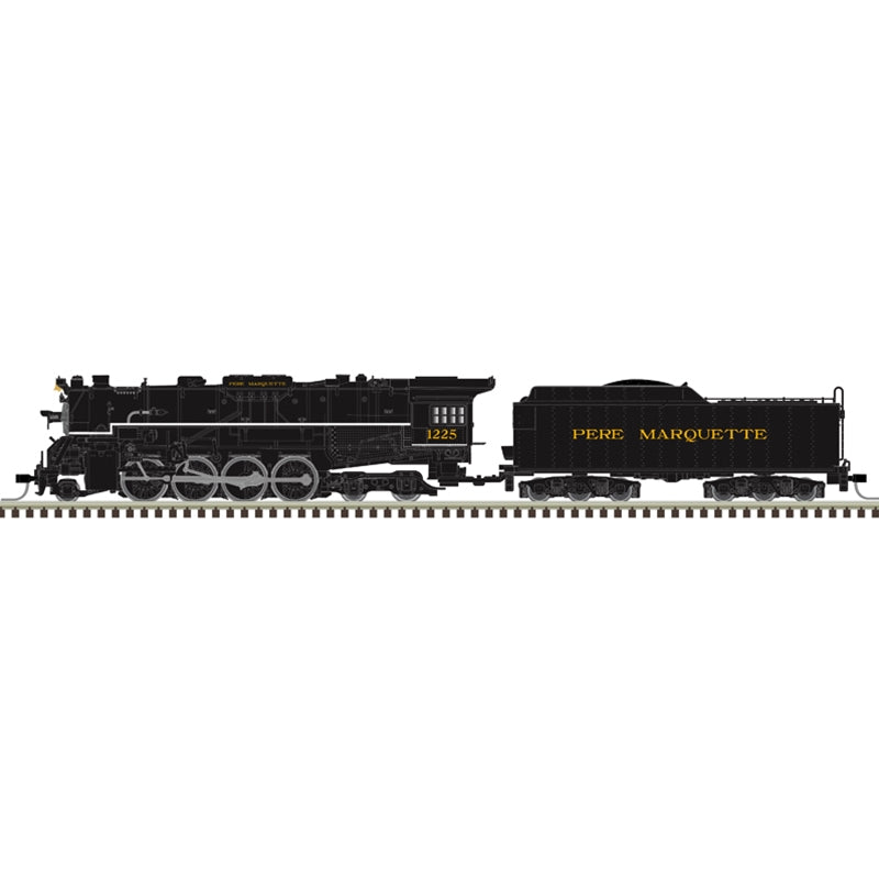 PREORDER Atlas Master Line N 40006053 Gold Series 2-8-4 Berkshire Steam Locomotive, Pere Marquette