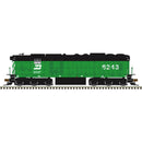 PREORDER Atlas N 40006307 EMD SD24 High Nose, Master Silver Locomotive Burlington Northern
