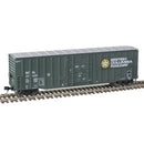 Atlas 50005456 NSC 5277 50' Plug-Door Boxcar - Ready to Run -- British Columbia Railway 851028 (green, white, yellow), N Scale