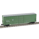 Atlas 50005459 NSC 5277 50' Plug-Door Boxcar - Ready to Run -- Quebec Gatineau 75130 (green, white), N Scale