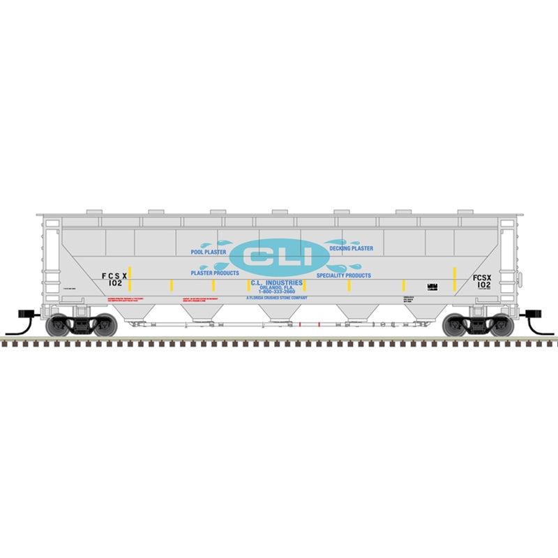 PREORDER Atlas 50005670 Trinity PD5000 Covered Hopper - Ready to Run -- CLI Industries FCSX