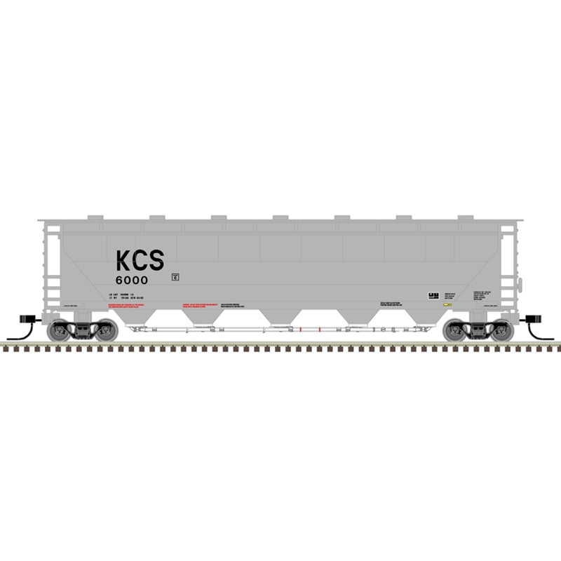 PREORDER Atlas 50005681 Trinity PD5000 Covered Hopper - Ready to Run -- Kansas City Southern