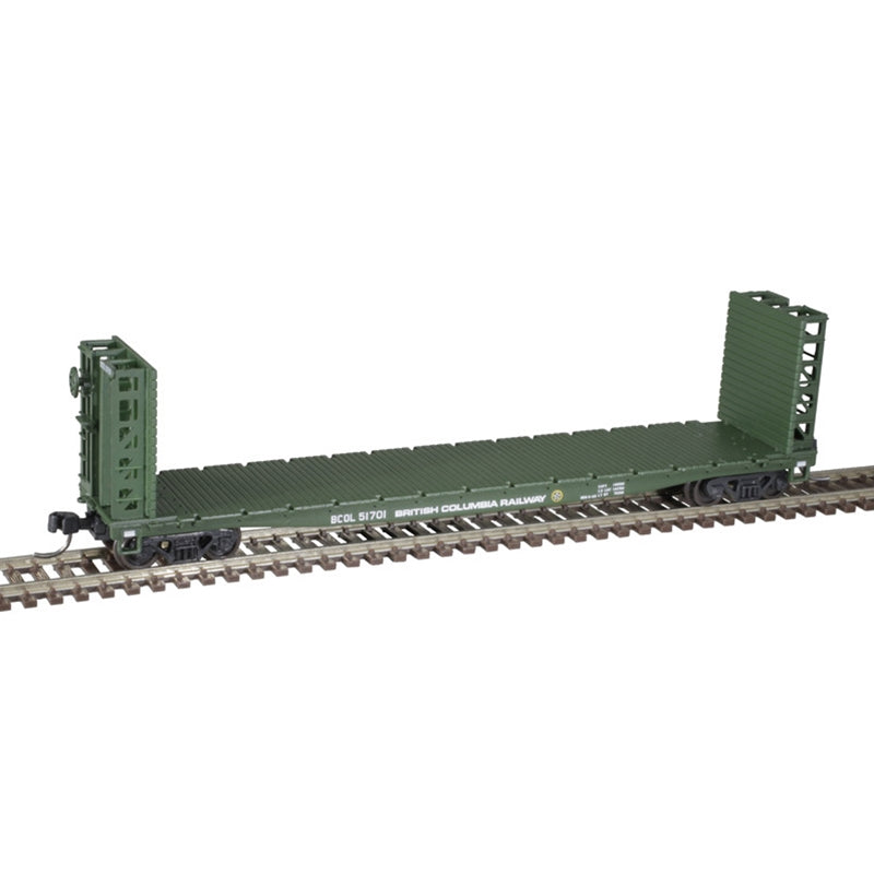 PREORDER Atlas 50005788 N 48' GSI BULKHEAD FLAT CAR BC RAIL