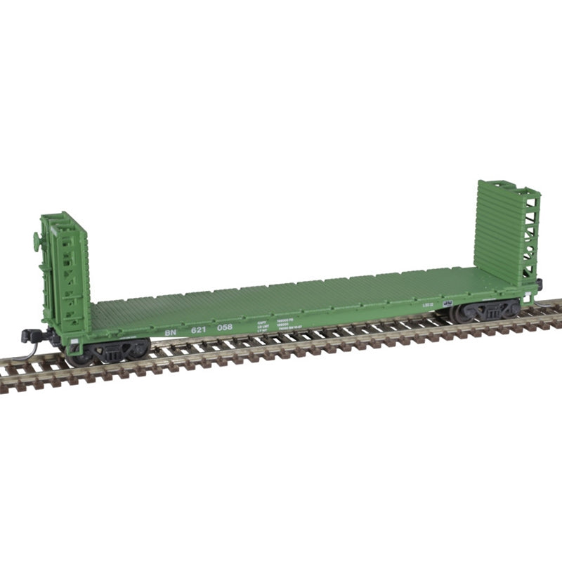 Atlas 50005790 N 48' GSI BULKHEAD FLAT CAR BURLINGTON NORTHERN